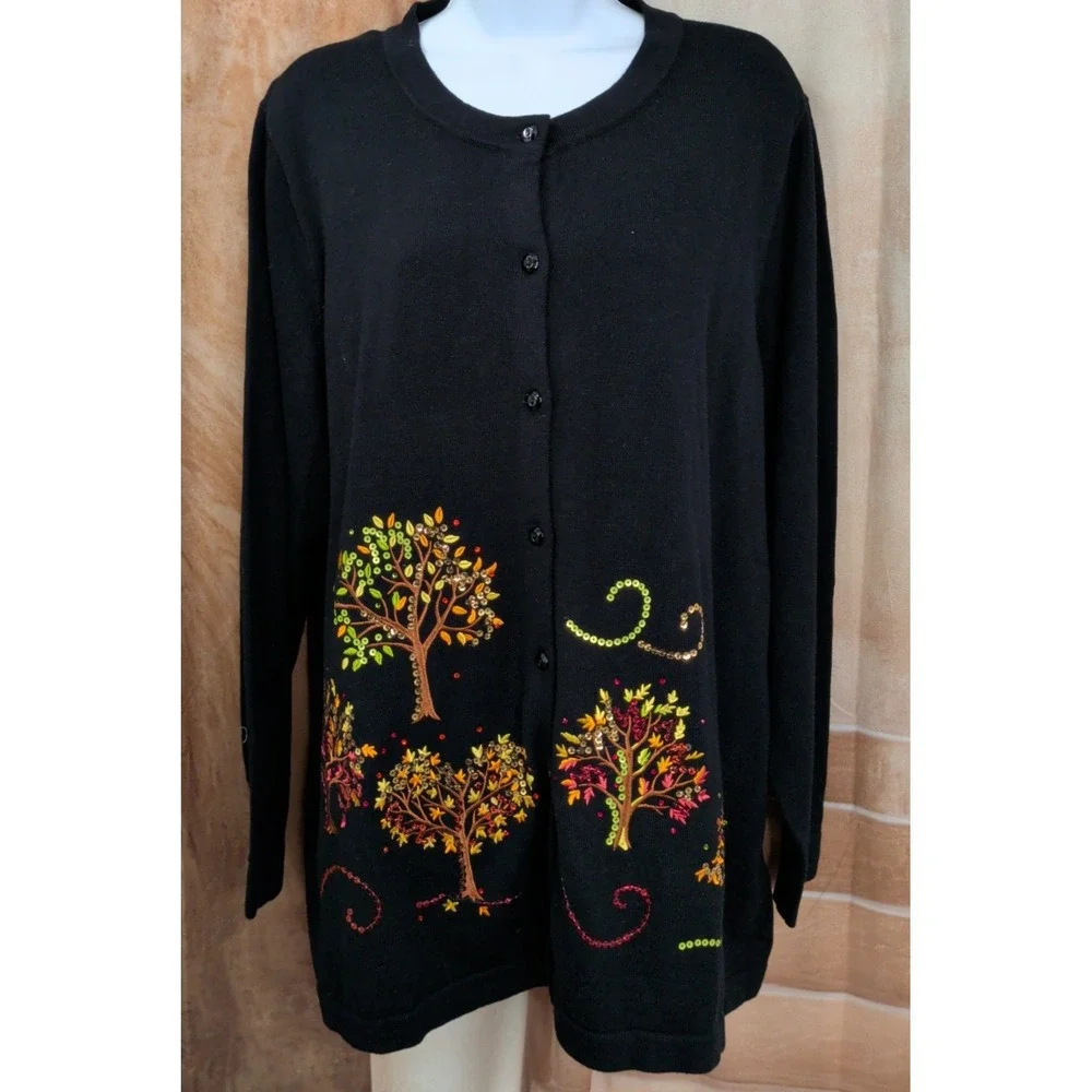 The Quacker Factory Fall Cardigan Sweater
